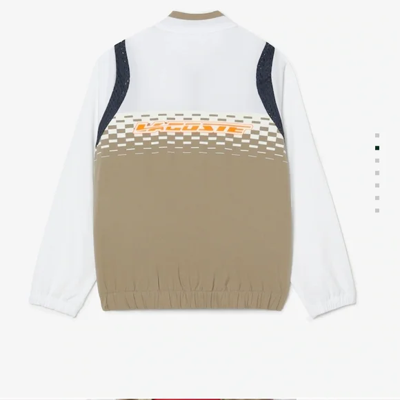 Lacoste Beige and White Tracksuit - Picture 2 of 7